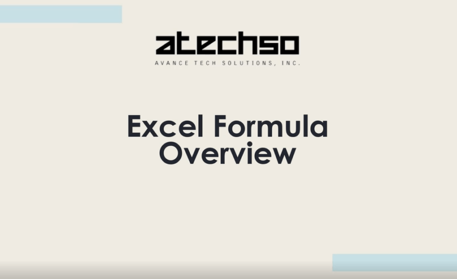 Poster with instructions on using Excel Formula Overview, featuring bold text and Microsoft Excel's logo.